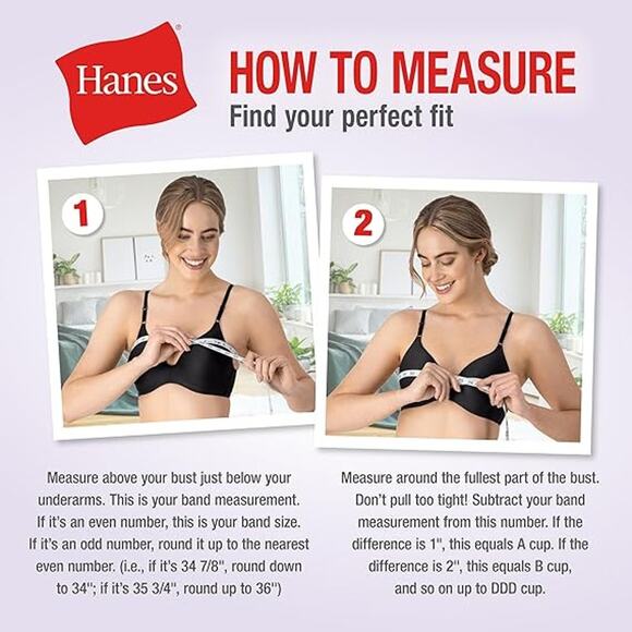 New 3 Pack Hanes Womens Medium Heathered Cotton Blend Racerback Bralette - Picture 5 of 5